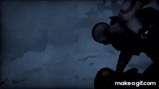 God of War Ragnarok - Kratos Meets Odin + Thor on Make a GIF