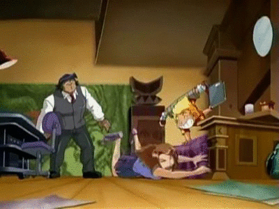 Martian Mystery Sister annoying brother takes her book on Make a GIF