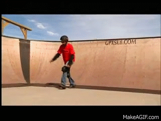 Heelys Ground Tricks - The Crabwalk (Slow Motion) on Make a GIF