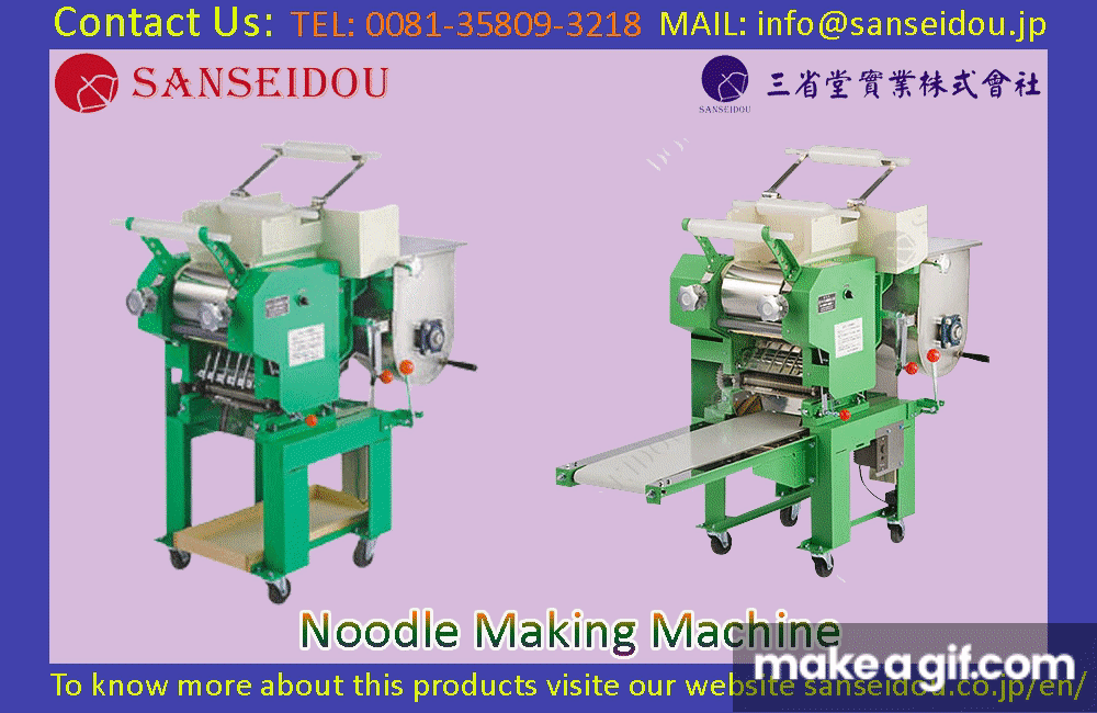 noodle making machine on Make a GIF