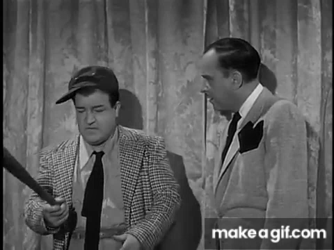 Who's on First - Abbott & Costello on Make a GIF
