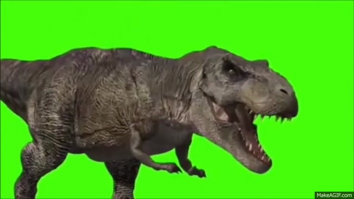 Dinosaur Green Screens #3 on Make a GIF