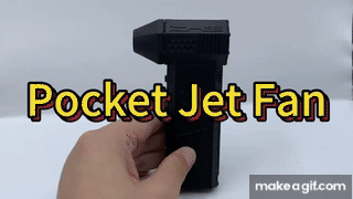 Portable Jet Fan Air Blower Turbo Fan High-speed 110000RPM Brushless Motor  Compressed Air Duster on Make a GIF