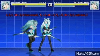 Hatsune Miku Monty Oum on Make a GIF