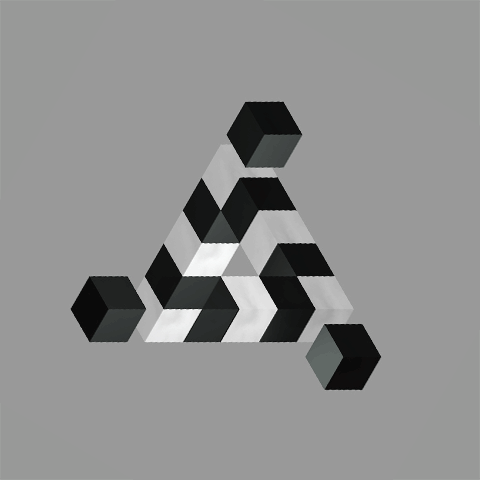 penrosepavilion:Penrose Triangle on Make a GIF
