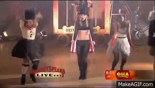 Image result for britney spears gma circus gifs