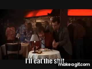 anchor man - i will not eat cat poop! on Make a GIF