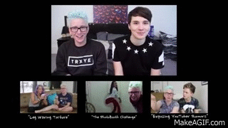 Watching Strange Porn??? (ft. Dan Howell) | Tyler Oakley on Make a GIF