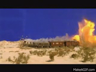 Image result for train exploding gif