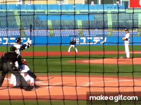 末永仁志＠2009第2回プロ野球トライアウトin神宮：打者金子洋平（09/11/25）