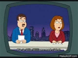 Family Guy Ollie Williams As A Weather Reporter On Make A Gif