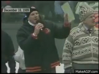 Sam Wyche "You don't live in Cleveland" speech on Make a GIF