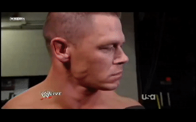 WWE RAW 1 23 12 - John Cena Angry Face on Make a GIF