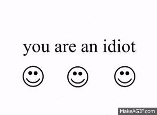You Idiot GIF - You Idiot - Discover & Share GIFs