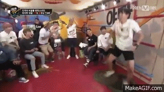 Bts J Hope Dancing Ice Cream Cake Red Velvet On Make A Gif