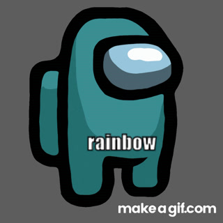 among us rainbow, among , us , rainbow , sus , impostor , imposter - Free  animated GIF - PicMix