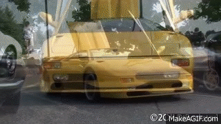 Lamborghini Diablo SV Startup on Make a GIF