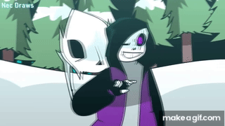 Epic!Sans vs Dust!Sans (Animation) on Make a GIF