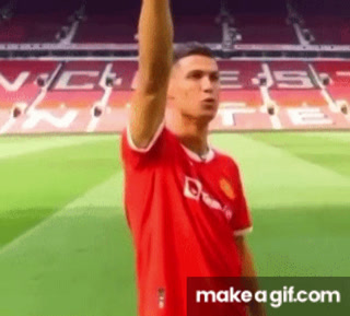 cristiano ronaldo SIUUU 12 chl on Make a GIF