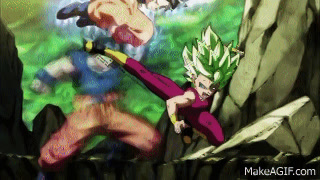 ULTRA INSTINCT GOKU VS LSSJ2 KEFLA [1080p] [60FPS] on Make a GIF