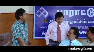 Boss Engira Baskaran Comedy Scenes | Tamil Movie | Arya, Santhanam, Nayanthara | Santhanam Comedy 2 on Make a GIF