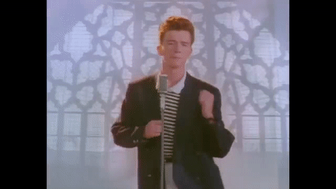Rick Astley Gif Rick Astley Never Gonna Give You Up Rick Roll 1987