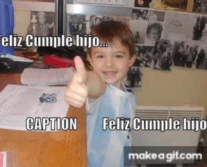 Feliz cumple hijo on Make a GIF