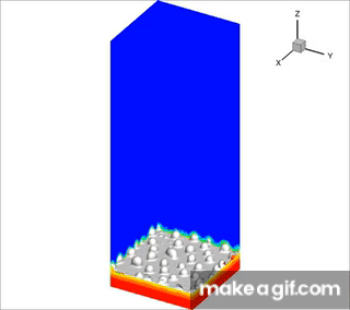 Phase field simulation of nucleate boiling on Make a GIF