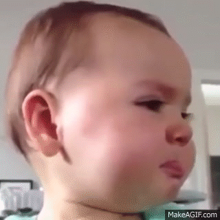 Cute baby crying on Make a GIF 