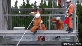 Line Rescue Gif Japan Tech Rope Rescue Competition on Make a GIF