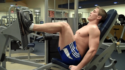 How To: Seated Leg Press (Cybex) on Make a GIF
