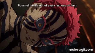 DEMON SLAYER | MUZAN KIBUTSUJI PUNISHED AKAZA on Make a GIF