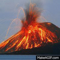 Gunung Meletus On Make A Gif