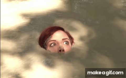 Girl sinks in quicksand to her death on Make a GIF.