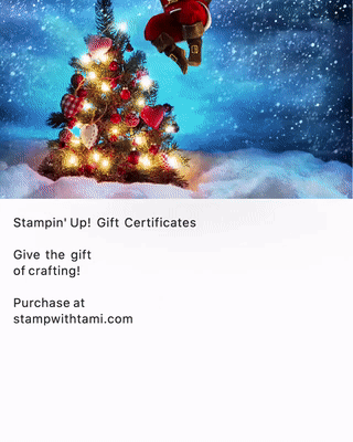 Stampin Up E-Gift Certificates