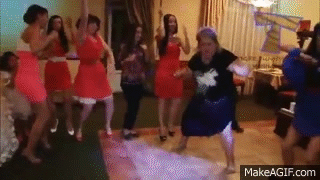 awkward dancing gif