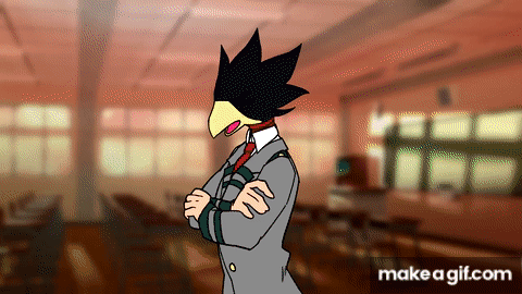 Wholesome Dancing Tokoyami Minecraft Parrots Animation Meme On Make A Gif