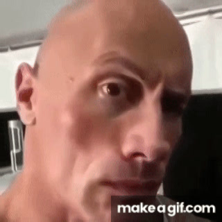 The Rock Raising Eyebrow Meme [1 Hour] on Make a GIF