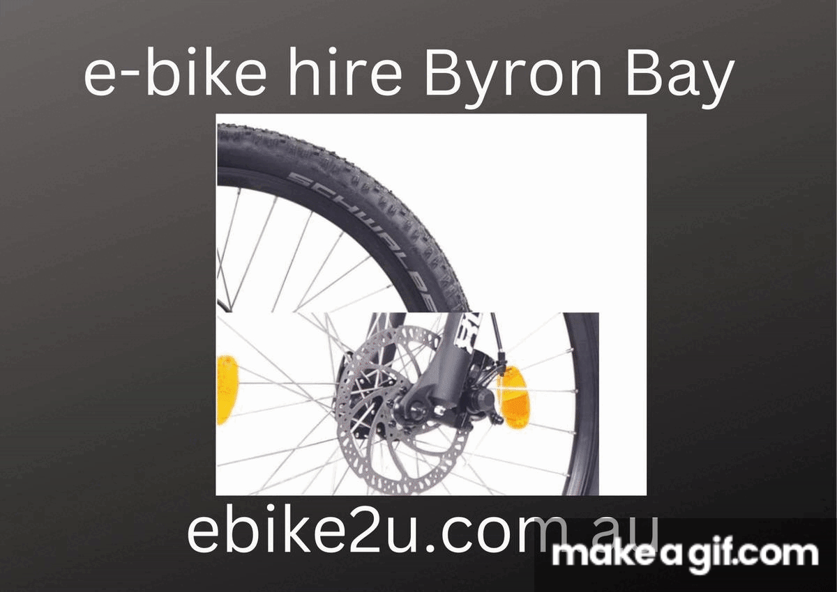 ebike hire Byron Bay on Make a GIF