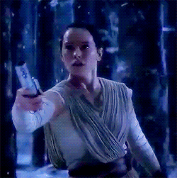theforcesource: Miss 'Steal your Lightsaber' Rey on Make a GIF