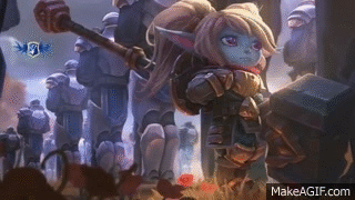 lol poppy rework login theme on make a gif