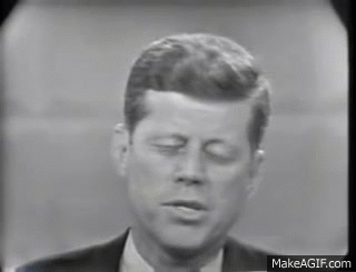 1960 Debate: JFK vs. Nixon on Make a GIF