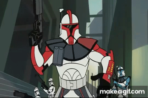 Star Wars Clone Wars Cartoon pt1 (arc troopers pt 1) on Make a GIF.