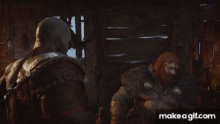 GOD OF WAR RAGNAROK - Kratos meets Thor & Odin for the first time (4K) 