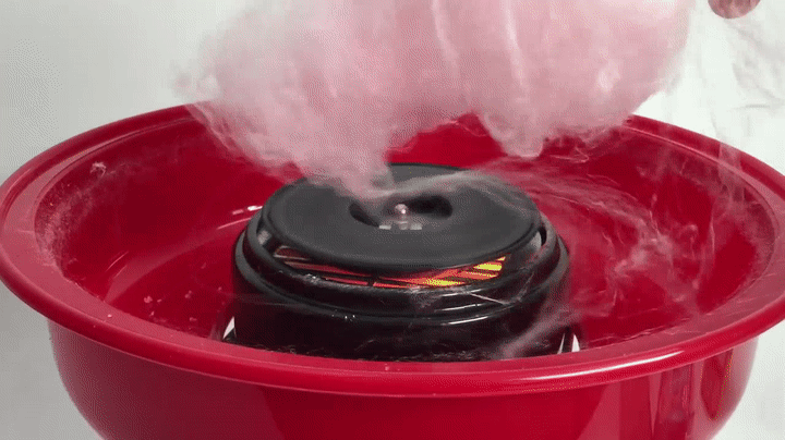 COTTON CANDY MAKER MACHINE Algodón de azúcar CANDY FLOSS FAIRY FLOSS on  Make a GIF