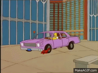 Simpsons - Homer und die Autokralle on Make a GIF
