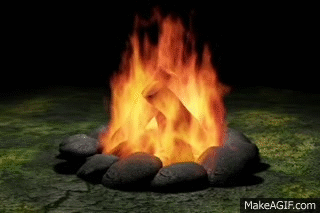 Campfire Animation on Make a GIF