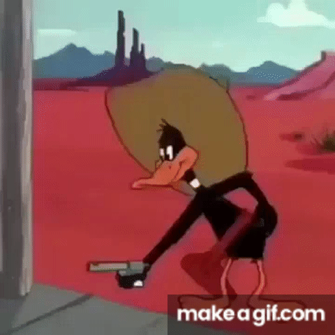 Daffy duck on Make a GIF