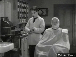 Charlie Chaplin - The Great Dictator - Funny Barber Scene