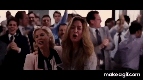 The Wolf Of Wall Street - I'm Not Leaving on Make a GIF